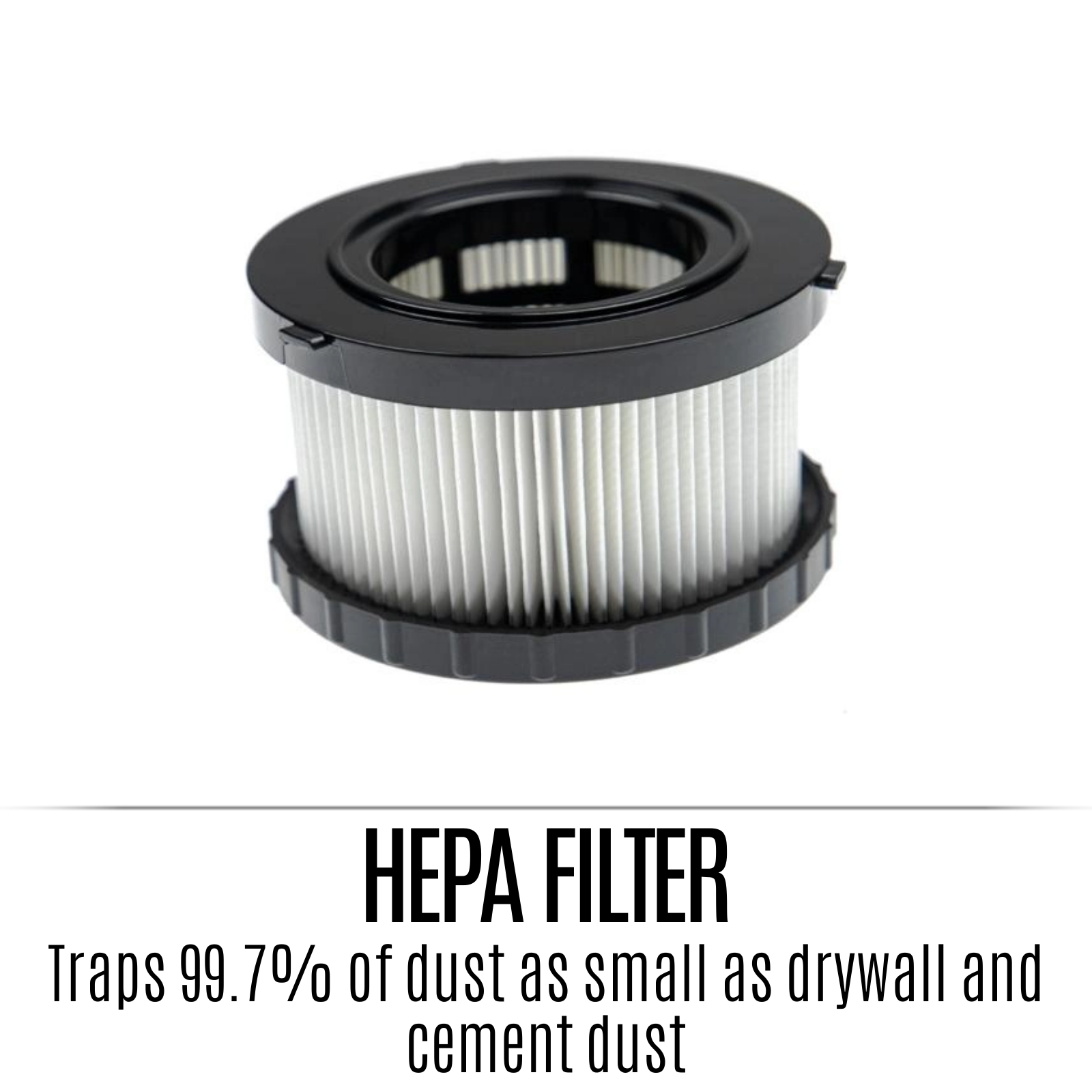 DeWalt 18V Liion Cordless 1.9L Wet and Dry Vacuum Cleaner Handheld