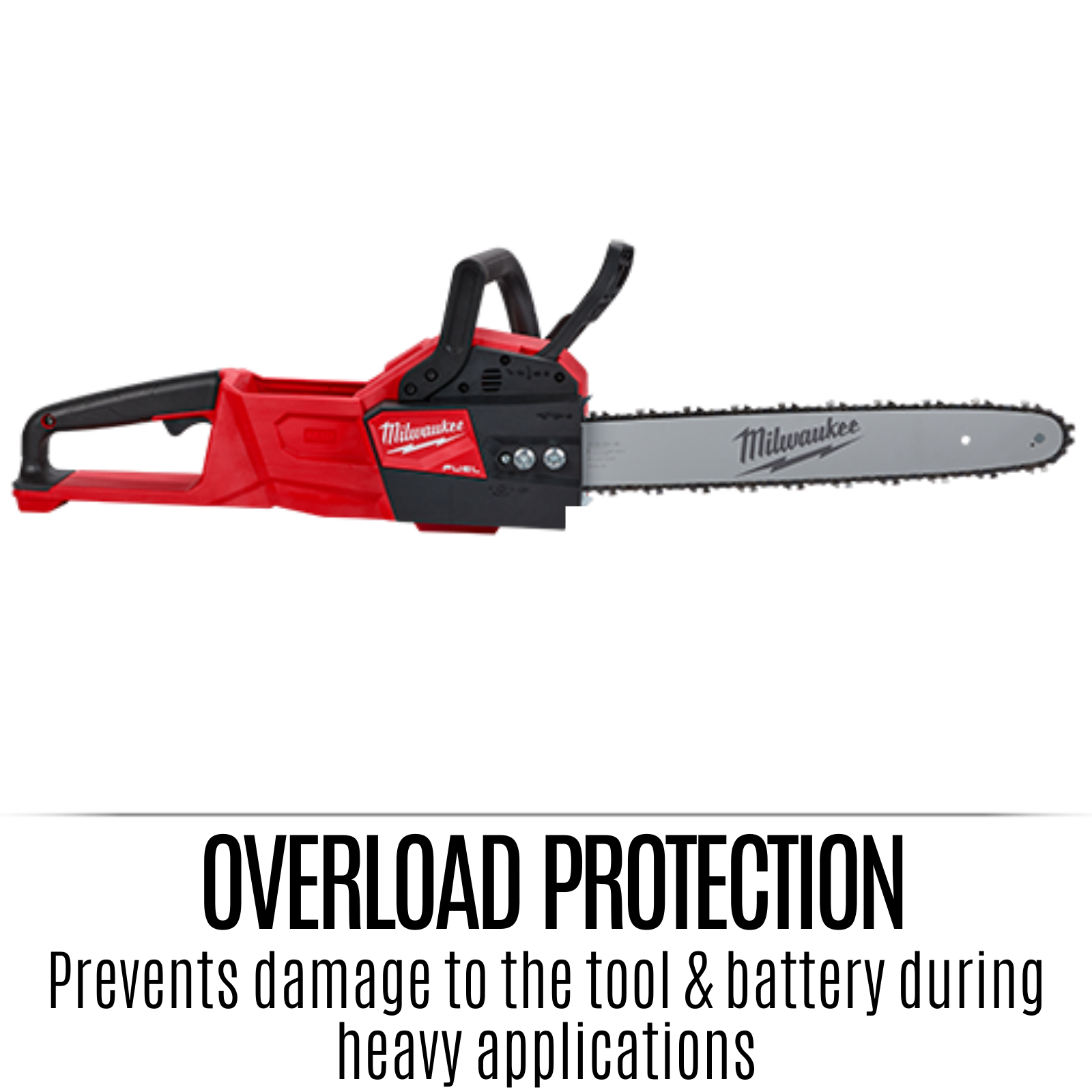 New Milwaukee Brushless 18V Cordless M18 FUEL 16" Chainsaw Oregon Bar