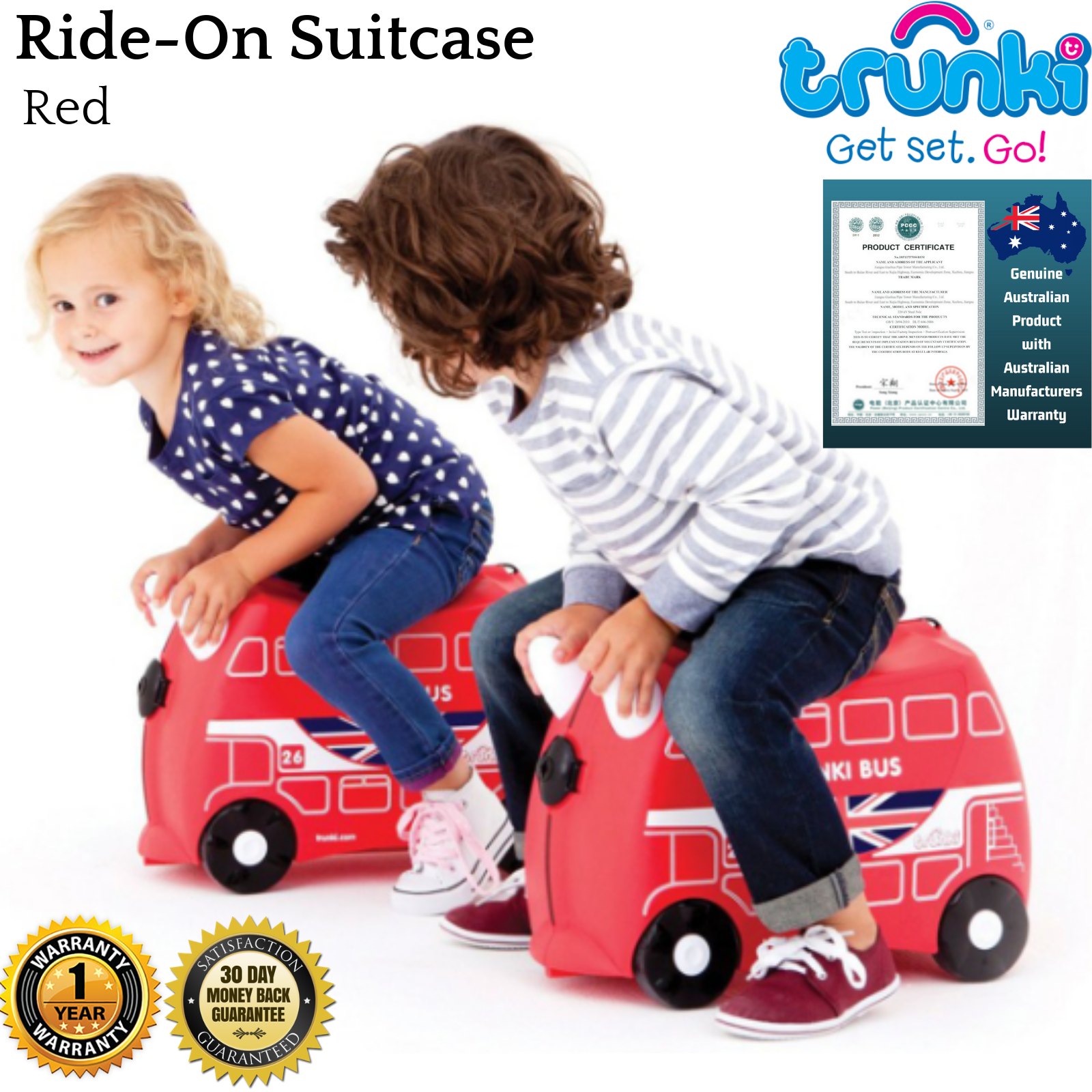 kids ride along suitcase