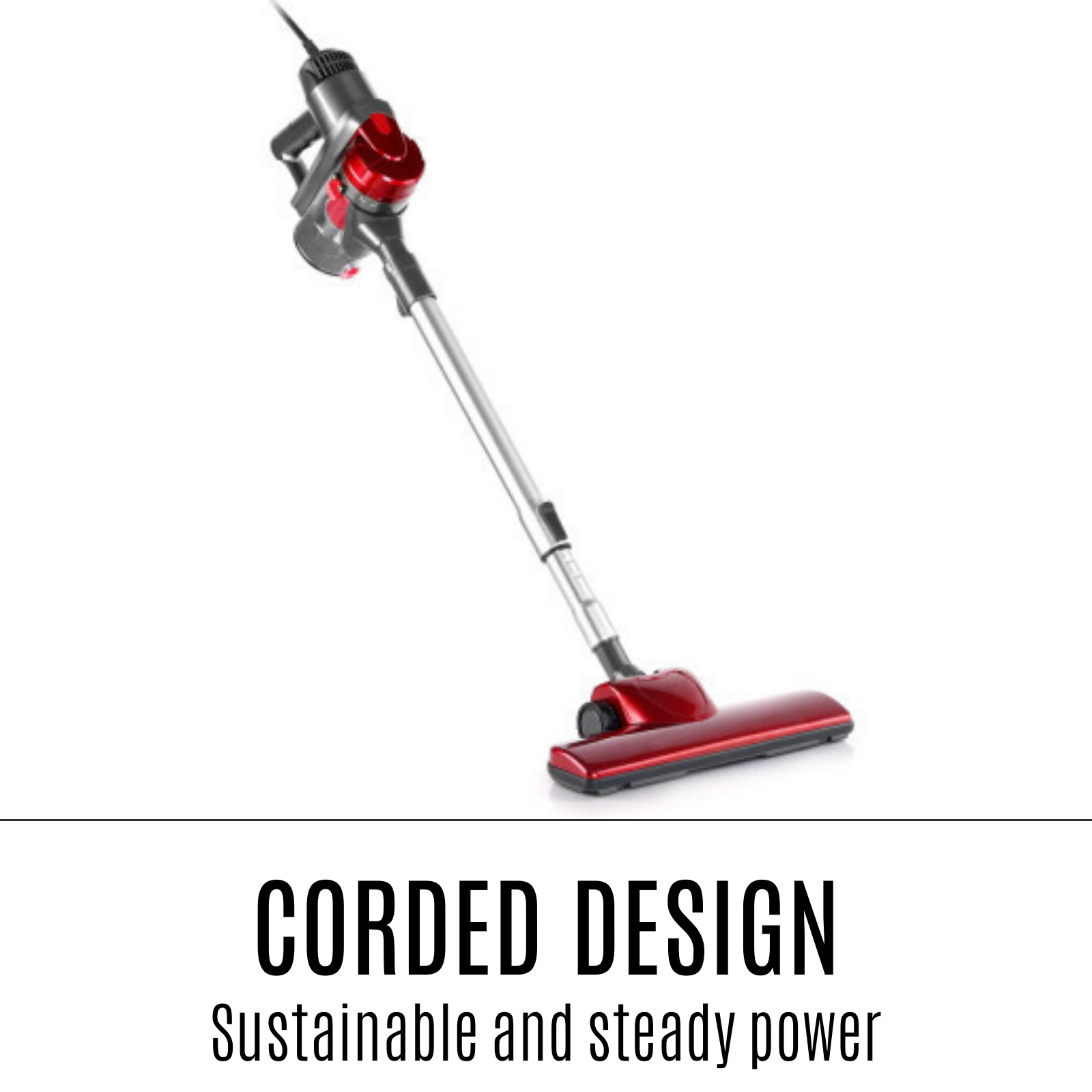 New HANDHELD STICK VACUUM CLEANER Bagless Vaccum Extendable 2in1